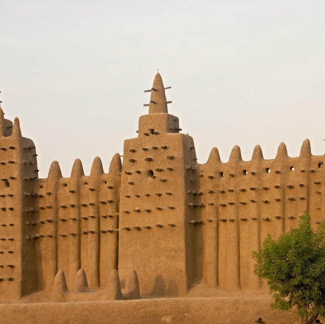 Wujud Masjid yang Dibangun dari Lumpur di Mali, Menakjubkan!