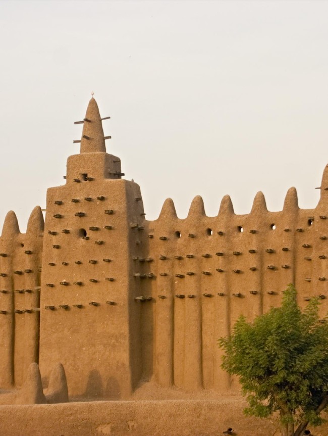 Wujud Masjid yang Dibangun dari Lumpur di Mali, Menakjubkan!