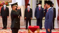 Pelantikan digelar di Istana Negara, Jakarta, Rabu (17/11/2021). Dudung dilantik sebagai KSAD menggantikan Jenderal Andika Perkasa yang didapuk menjadi Panglima TNI.