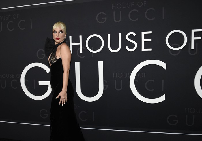Lady Gaga attends the premiere of 