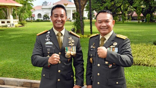 Pelantikan Panglima TNI Jenderal Andika Perkasa dan KSAD Jenderal Dudung Abdurachman