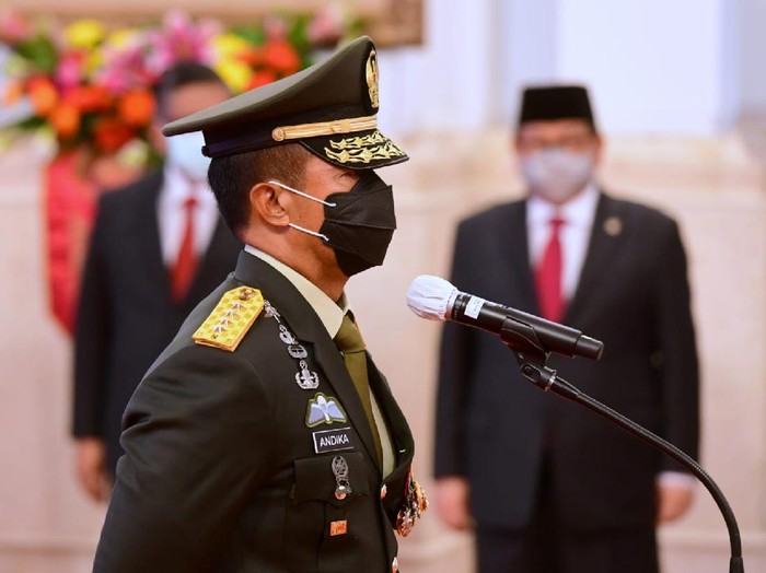 Pelantikan Panglima TNI Jenderal Andika Perkasa