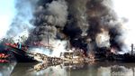 Deretan Kapal Nelayan di Pelabuhan Tegal Terbakar, Kerugian Ditaksir Rp 45 M