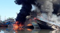 Peristiwa kebakaran ini, pertama diketahui oleh warga sekitar jam 2 dini hari. Imam Suripto/detikcom