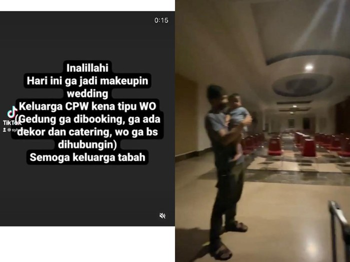 Postingan viral wanita yang gagal nikah. Foto: Dok. Tangkap layar akun Instagram @sylvara.makeup. Postingan viral wanita yang gagal nikah. Foto: Dok. Tangkap layar akun Instagram @sylvara.makeup.