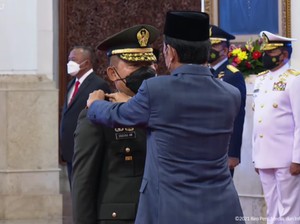 Jadi KSAD, Dudung Abdurachman Naik Pangkat Jadi Jenderal Bintang Empat