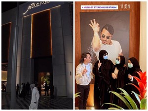 Resto Salt Bae ke-28 Dibuka di Arab Saudi, Segini Harga Menunya
