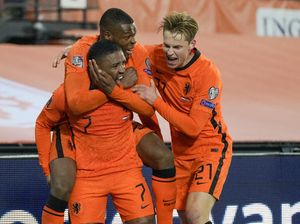 Ekspresi Skuad Belanda Usai Kantongi Tiket ke Piala Dunia 2022