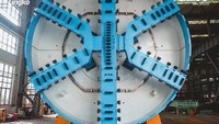 Sedangkan untuk TBM 2 akan mulai melakukan pengeboran dari Stasiun Monas menuju Stasiun Thamrin lalu melakukan U-turn untuk pengeboran dari Stasiun Thamrin menuju Stasiun Monas dan melanjutkan pengeboran dari Stasiun Monas ke arah Stasiun Harmoni. Foto: Dok. Instagram @mrtjkt