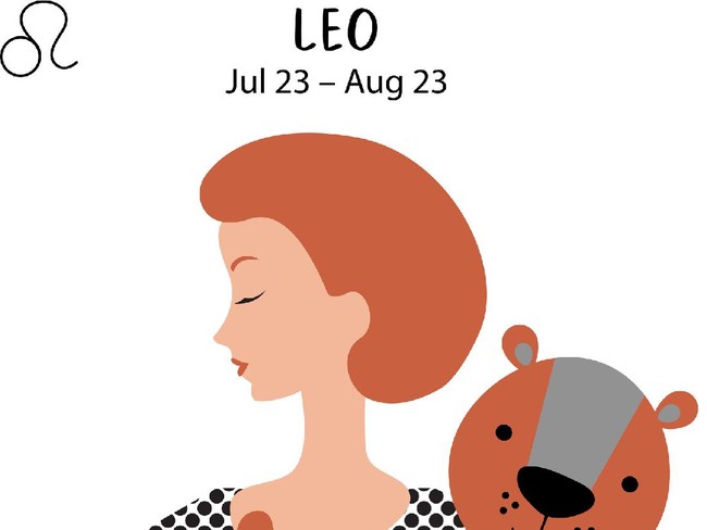 Lion to Leo of zodiac and horoscope concept, vector art and illustration. Girl. Beautiful girl silhouette. Astrological sign as a beautiful women. Future telling, horoscope, alchemy, spirituality