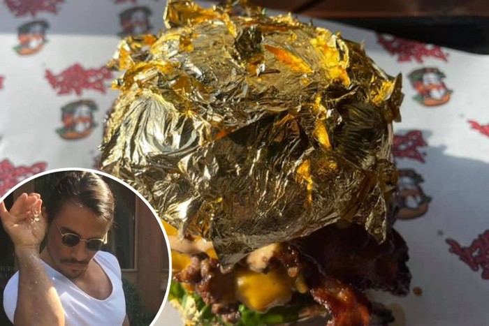 Saingi Steak Emas Salt Bae, Restoran Ini Jual Burger Emas Rp 1,9 Juta
