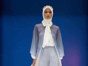 Brand Hijab Geulis Tampilkan Koleksi Terbaru di JFW, Terinspirasi Frozen 2