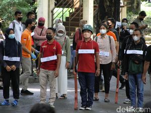 Rekonstruksi Diksar Menwa UNS, Tersangka Bantah Memukul Korban