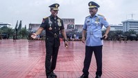 Andika menyampaikan terima kasih dan mengungkapkan dirinya merasa terhormat dengan upacara sertijab yang digelar Mabes TNI dalam rangka menyambut kepepimpinannya.