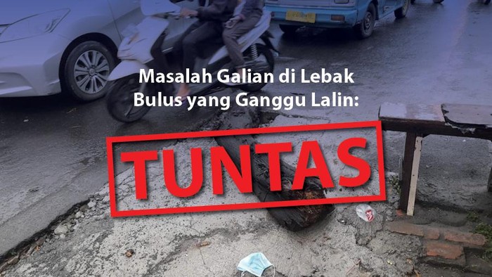 Masalah Galian di Lebak Bulus yang Ganggu Lalin: Tuntas