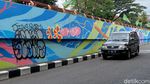 Mural di Flyover Pasupati Jadi Sasaran Vandalisme
