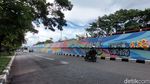 Mural di Flyover Pasupati Jadi Sasaran Vandalisme