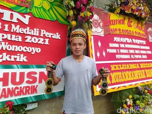 Kisah Partin, Peraih Tiga Emas Peparnas 2021 yang Diarak di Kampung Halaman