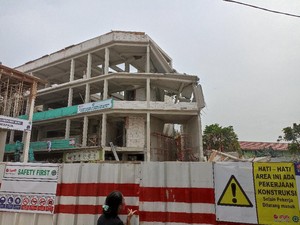 Polisi Periksa Kontraktor terkait Robohnya Proyek Gedung SMAN 96