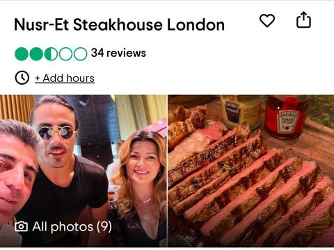 Baru Buka 2 Bulan, Restoran Salt Bae London Dapat Rating Buruk