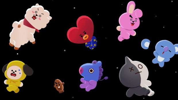 BTS dan Amoung Us (Tangkapan Layar Twitter)