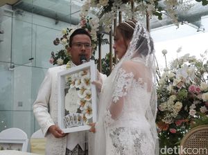 Bahagianya Cupi Cupita di Hari Pernikahan