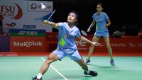 Kekalahan Hafiz/Gloria membuat Indonesia tak lagi menyisakan wakil di nomor ganda campuran Indonesia Masters 2021. Foto: Dok. PP PBSI