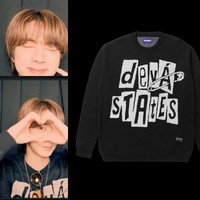 Visual dan vokalis BTS, Jin memakai sweater keluaran brand lokal dalam video teaser album Butter. Ia menggunakan koleksi DEVÁ STATES ‘BODIES Knitted Swear’ yang dibanderol dengan harga Rp 950 ribu. Foto: dok HYBE Label,