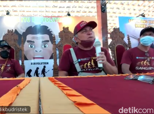 Instalasi Cahaya Ada di Sepanjang Trek SangiRUN Night Trail 2021