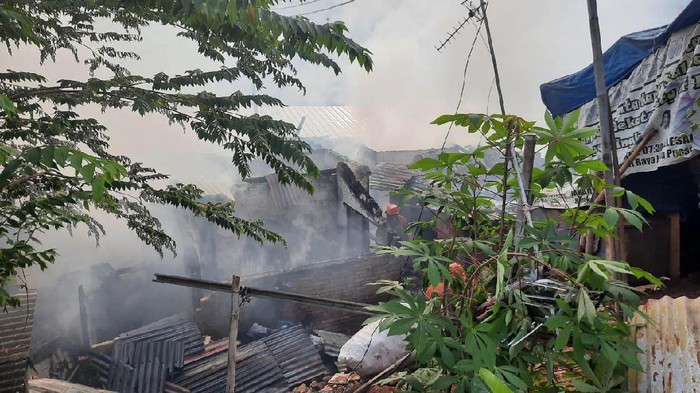 Kebakaran di Jakarta Selatan (dok. Damkar)