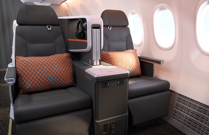 Kelas bisnis 737-8 Singapore Airlines Kelas bisnis 737-8 Singapore Airlines