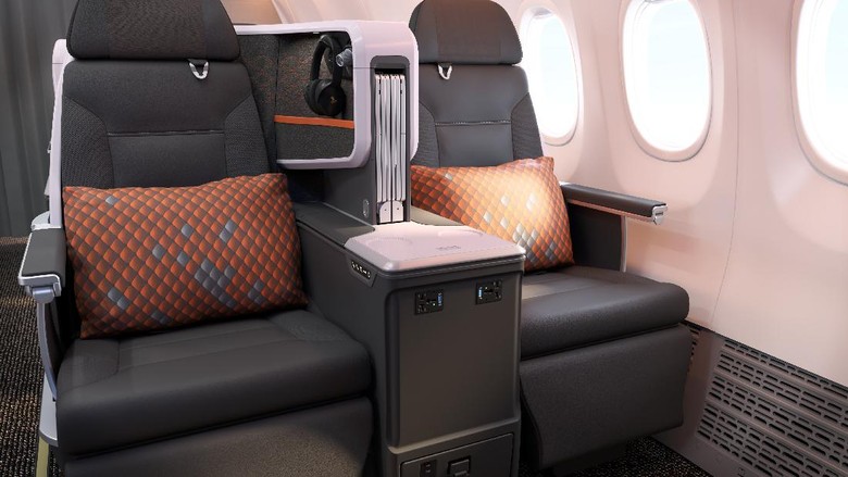 Kelas bisnis 737-8 Singapore Airlines Kelas bisnis 737-8 Singapore Airlines