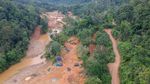 Keindahan Bukit Bulan Jambi Terusik Tambang Emas Ilegal