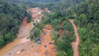 Fungsi ekologi di empat desa di Lanskap Bukit Bulan yang merupakan penyimpan cadangan air terbesar di kabupaten itu terusik akibat tambang emas ilegal.