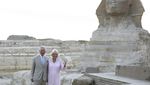 Lawatan ke Mesir, Pangeran Charles Mampir ke Masjid Al Azhar dan Piramida