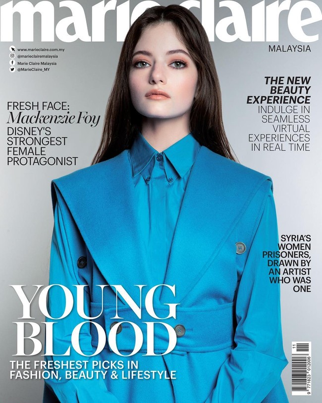 Mackenzie Foypun cukup aktif di Instagram. Ia kerap membagikan potretnya saat pemotretan atau di keseharian. Foto: Instagram @mackenziefoy