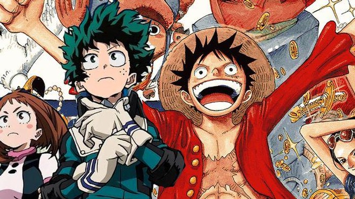 Manga One Piece dan My Hero Academia