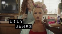 Pada serial dewasa itu, Lily James berperan sebagai Pamela Anderson. Dok. Hulu