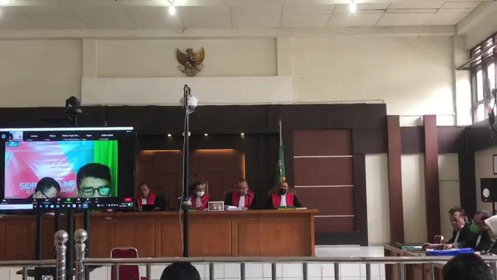 Sidang vonis 2 terdakwa kasus korupsi Masjid Sriwijaya  (Syahbana-detikcom)