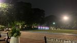 Wajah Syahdu Taman Sempur Bogor di Kala Malam