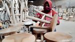 Tetap Cuan Saat Pandemi, Stool Buatan Klaten Laris di Luar Negeri