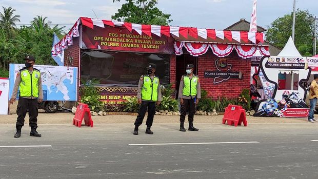 World Superbike Championship (WSBK) 2021 digelar hari ini di Sirkuit Mandalika, Lombok Tengah, NTB. Bagaimana pengamanan para pembalap dan official crew-nya? (dok Polda NTB)