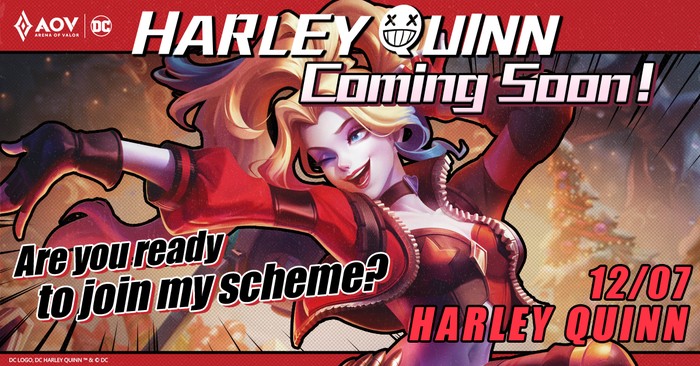 Arena of Valor X DC Collaboration Akan Hadirkan Karakter Harley Quinn