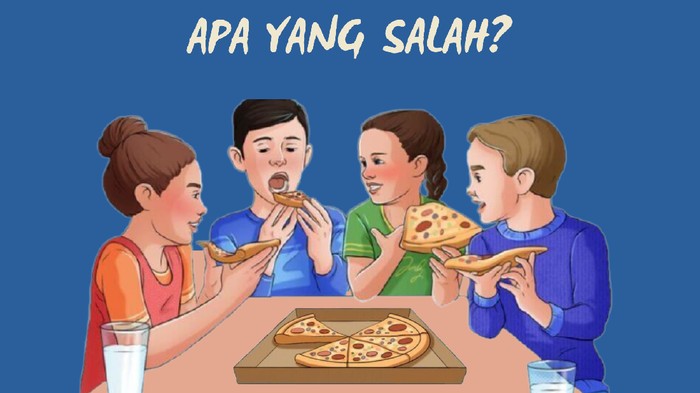 Teka-teki gambar ini bisa jadi latihan untuk mengasah ketajaman berpikir otak. Gunakan logika untuk menemukan kesalahan yang ada di gambar.