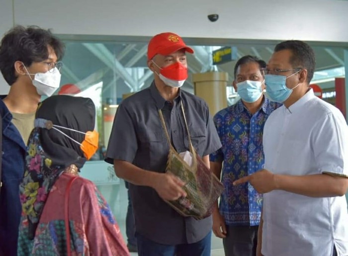 Ganjar Pranowo di WSBK Mandalika