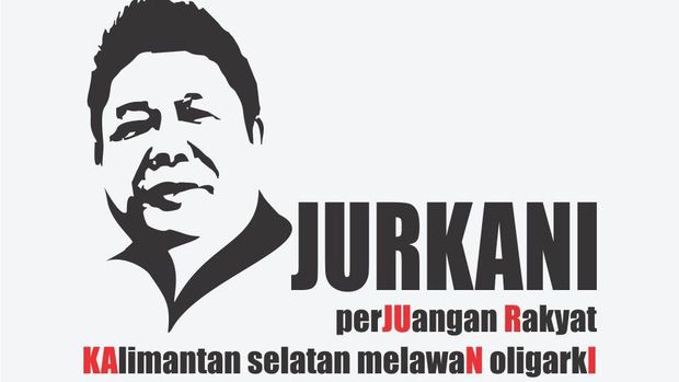 Logo PerJUangan Rakyat Kalimantan selatan melawaN oligarkI' (JURKANI)