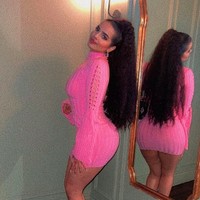 Inilah penampilan seksi Rahaf yang sering mengenakan busana mini dan ketat. Foto: dok. Instagram