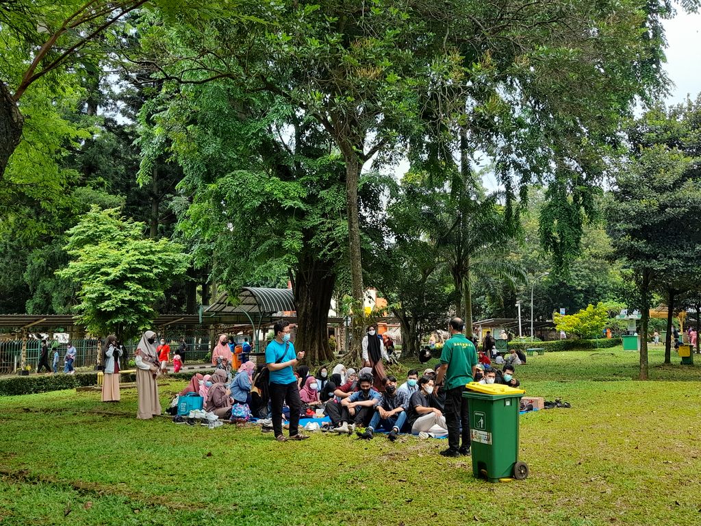 Suasana di Ragunan, Sabtu (20/11/2021)-(Marteen/detikcom)