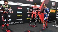 Posisi start ketiga ditempati oleh rider Aruba.it Racing, Scott Redding. Dia membukukan waktu 1 menit 33,256 detik.