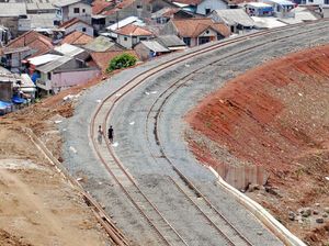 Intip Pembangunan Jalur Ganda KA Bogor-Sukabumi Tahap 1